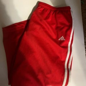 💥Adidas Red Capri Workout Pants- Xl Women